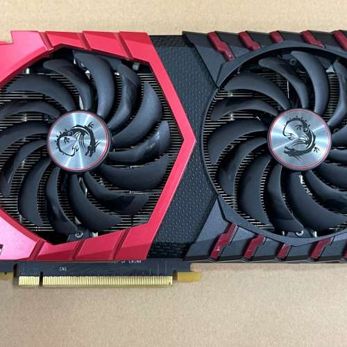 新淨, 非礦卡, MSI Gaming Geforce GTX 1060 6G 顯示卡