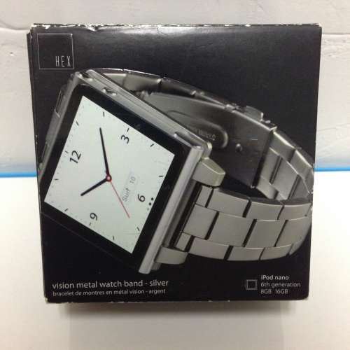 HEX VISION Watch Band for iPod Nano or Regular Watch NEW 全新金屬錶带 不锈钢 ...