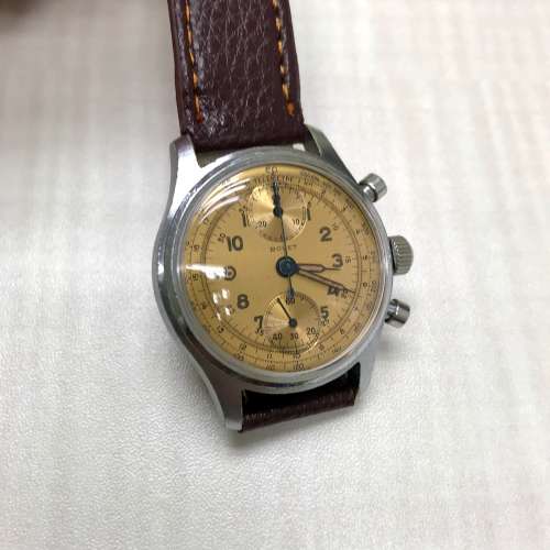 古董播威手上錬計時手錶 Vintage BOVET Valjoux 77, circa 1940