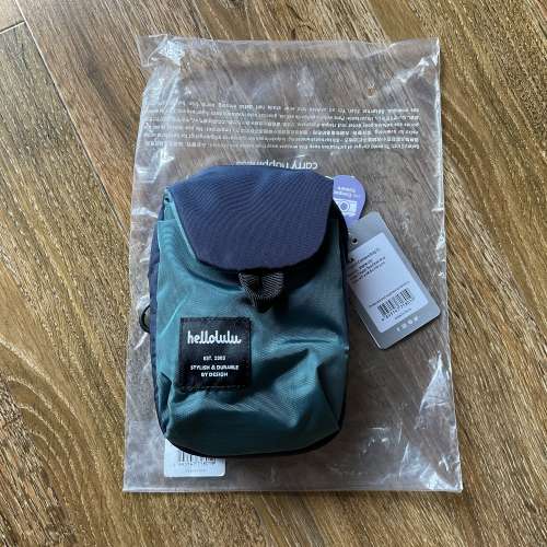 100% NEW 全新hellolulu Compact Camera Bag 相機袋 (Ocean Teal/Dark Blue, 海藍/...