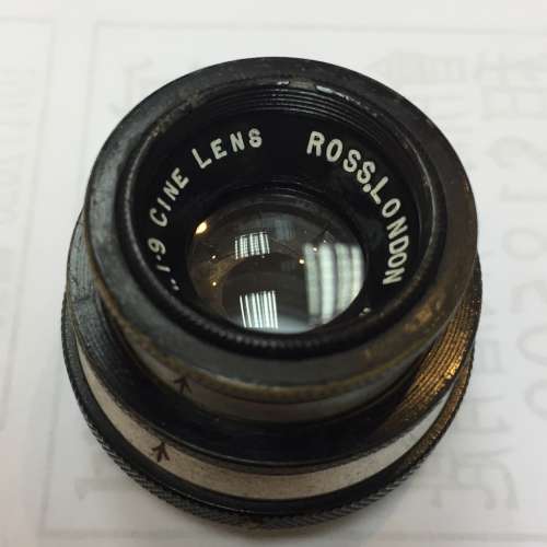 Rare 30’s Ross London Cine 1inch f1.9 C mount M43 Apsc Leica T Leica CL