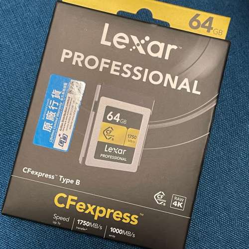Lexar Professional CFexpress Type B Card 64GB [R:1750 W:1000]