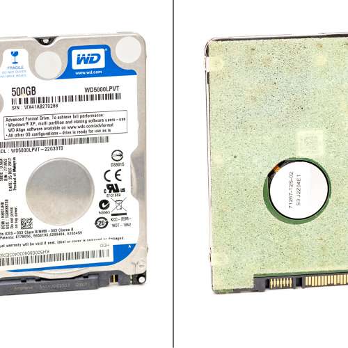 WD 2.5" SATA 500GB HDD - FREE