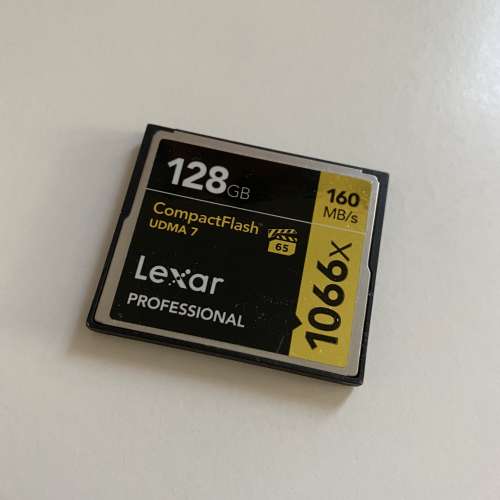 Lexar 128 GB CF card