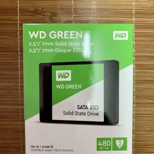 全新WD Green 480G SSD