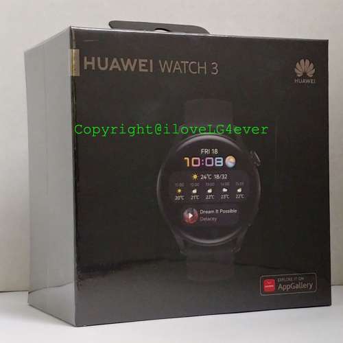 HUAWEI Watch 3 eSim Smartwatch,GLL-AL04,活力款,華為智能LTE手錶,Powered by Har...