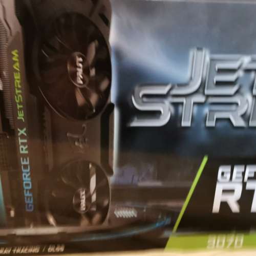 全新Palit RTX 3070 Jetstream oc LHR