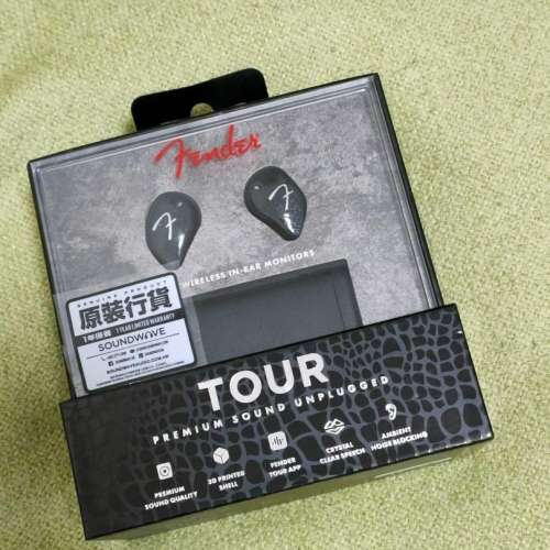 FENDER TOUR TWS(90% new) 可換 airpods pro