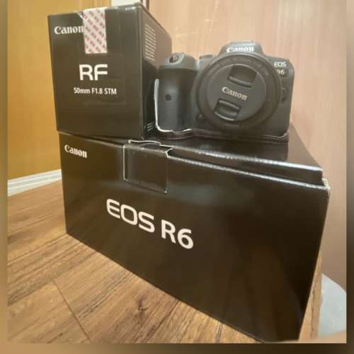 Eos R6 +Rf 50 1.8