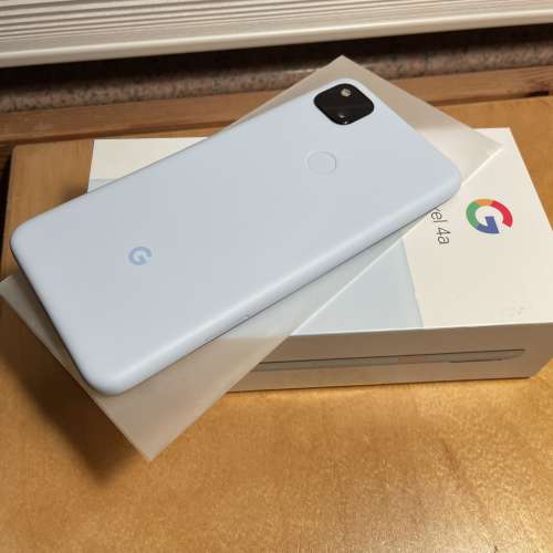Google Pixel 4a 罕有粉藍色 (128GB) 只用了一個月 日本水貨有單 有盒配件 無花無崩