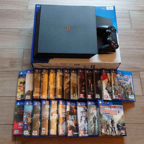 PS4 pro + 23 games