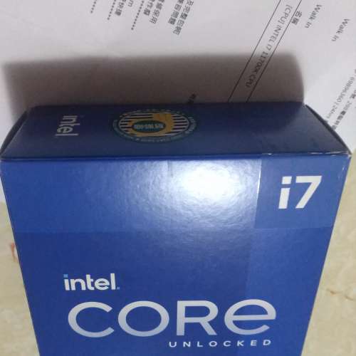 全新行貨Intel 11700k