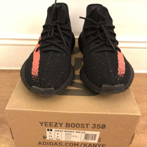 Sell Yeezy boost V2 black Red us9.5