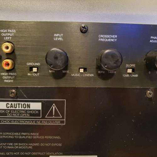 KEF PSW2010 Powered Subwoofer 220v 請留電話，藍田交收。