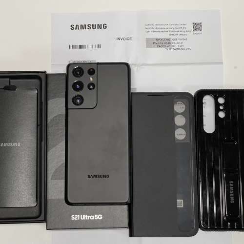 Samsung Galaxy S21 ultra 黑色12GB 256 GB 99% new