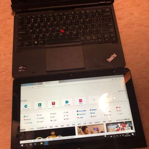 Lenovo Touch Mon i5-3337u 128g ThinkPad helix Notebook 平板兩用