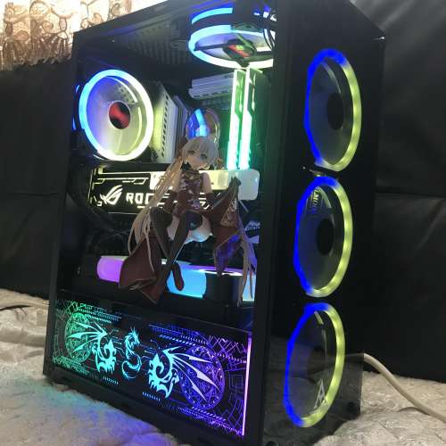 《打機剪4K片必選》RGB電競 Core i7 Gaming Desktop，頂配16G RAM，Radeon R9 370 ...