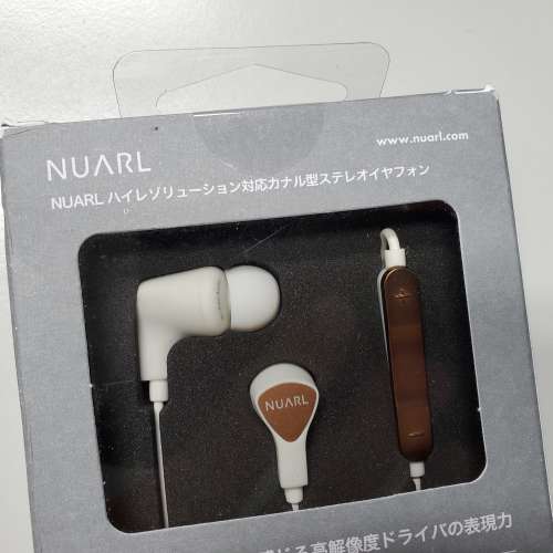 Nuarl 線控 有線 免提 earphone / headphone Hi res handfree remote