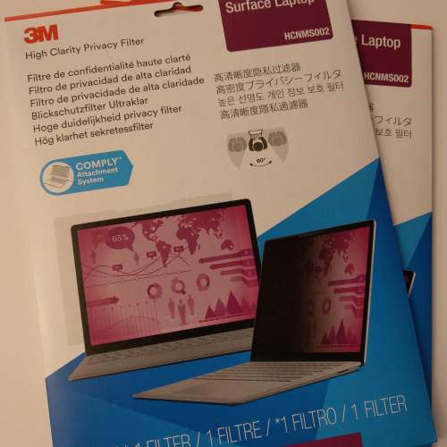 3M Privacy Filter 高清熒幕防窺片 (HCNMS002 Surface Laptop)