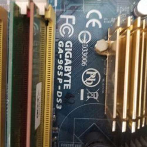 GIGABYTE GA965PDS3 (rev. 3.3) rev. 2.0 rev. 1.0 二手或全新底板, 電腦