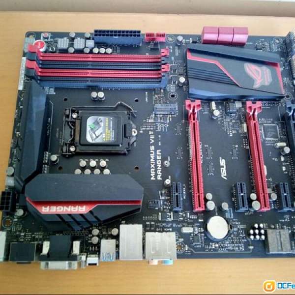 (新淨)Asus ROG Maximus VII Ranger Z97 連背板 (運作正常 Bios 已更新)