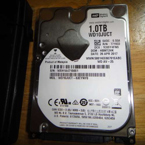 Western Digital WD10JUCT 1000GB  2.5吋硬碟(送保護盒)