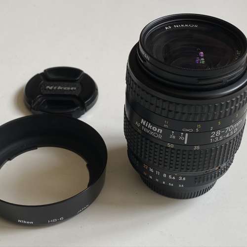 90% new Nikon AF Nikkor 28-70mm f/3.5-4.5D