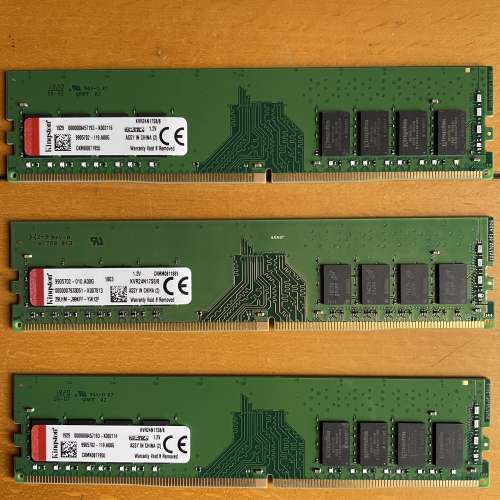 Kingston 8GB DDR4-2400Mhz RAM ( 8GB x 3)