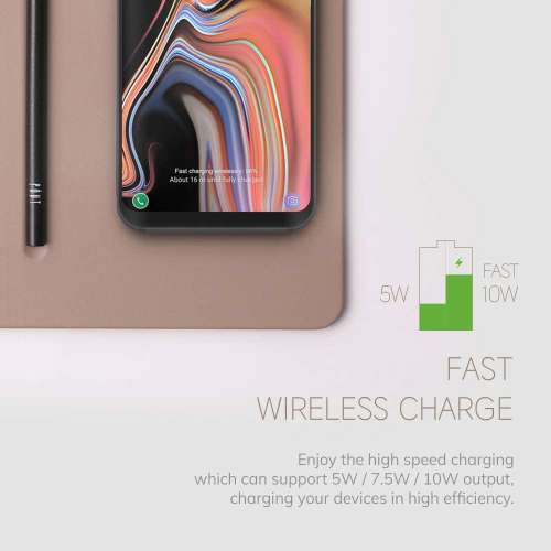 POUT HANDS 3 PRO滑鼠墊 (附QI無線充電板功能) / fast charging wireless mouse pad