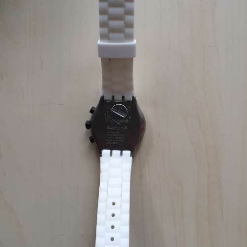 裝98% 200米防水swatch 不銹鋼機身手表。