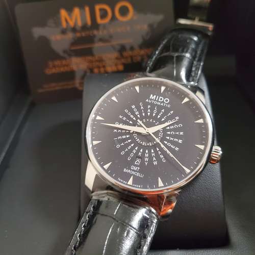 全新 Mido Baroncelli GMT Automatic 香港行貨 保用2年⌚💯