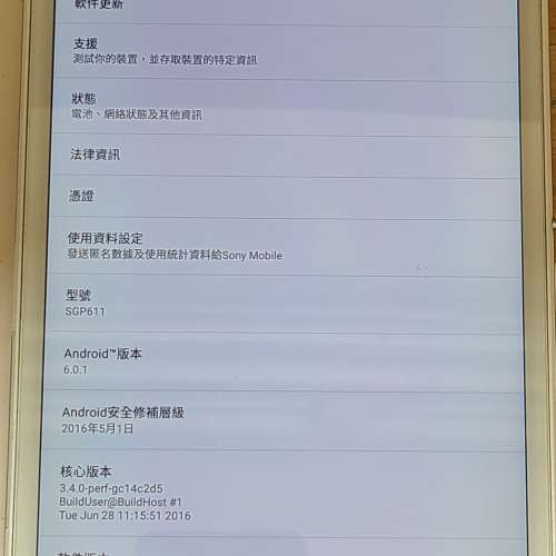 新淨 Sony Z3 Tablet