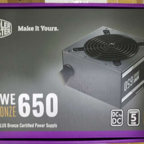 Cooler Master MWE Bronze 650(盒/單/行/保)