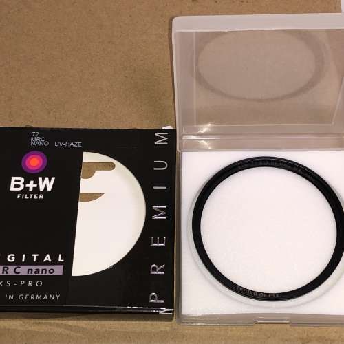 B+W XS-Pro UV MRC Nano 72mm(99% new 有盒)