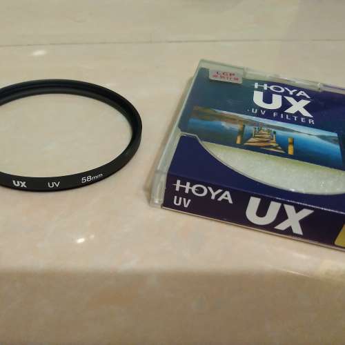 二手新淨Hoya 58mm UX UV filter