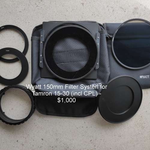 150mm Square Filter System for Tamron 15-30 F2.8