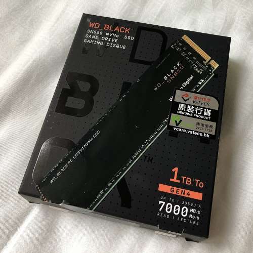 WD SN850 1TB極速PCIe-4 M.2 NVME SSD