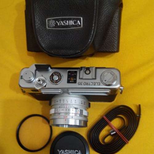 超新 yashica gsn 45mm 1.7大光圈 鏡片清 冇花 冇霉 觀景窗明亮 全机冇凹凸 新净.