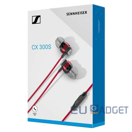 Sennheiser CX 300S 3.5mm 入耳式耳機 白色 紅色 -平行進口