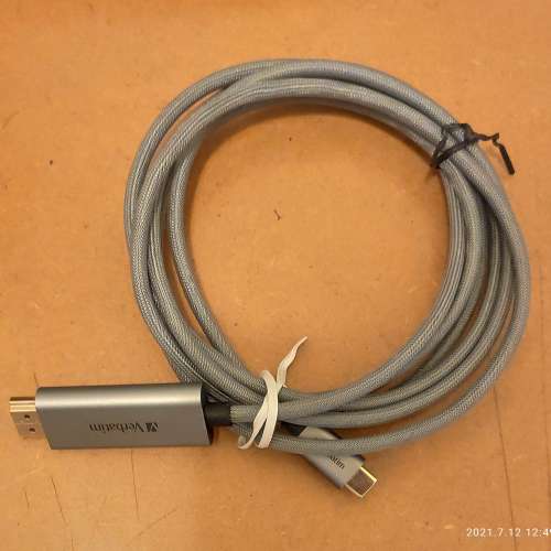 Verbatim Type C 3.1 to HDMI 4K Cable 2M x (2) (2 pieces 2条)