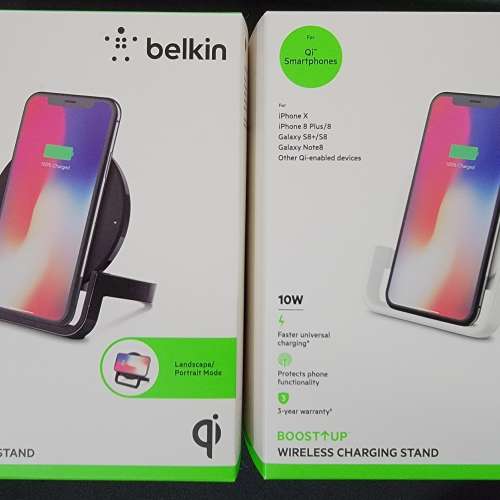 Belkin BOOST↑UP 無線充電板 10W F7U082myBLK/WHT