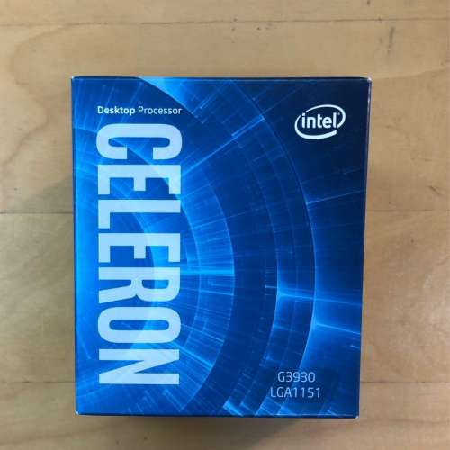 (包風扇) Intel® Celeron® CPU G3930, 2.9 GHZ, 2MB Cache, LGA1151