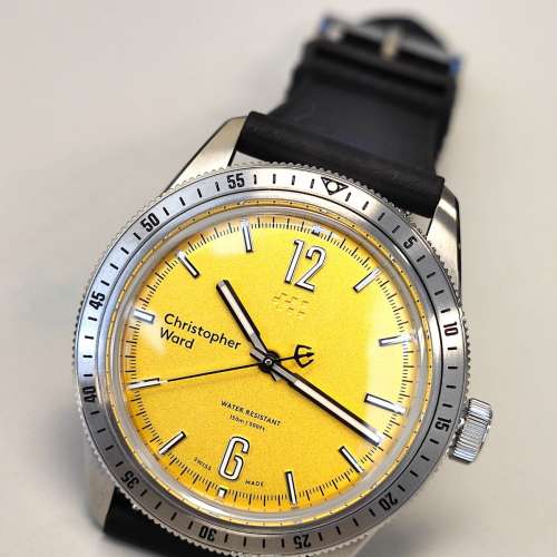 Christopher Ward C65 TRIDENT 316L Limited Edition - Yellow - 41mm