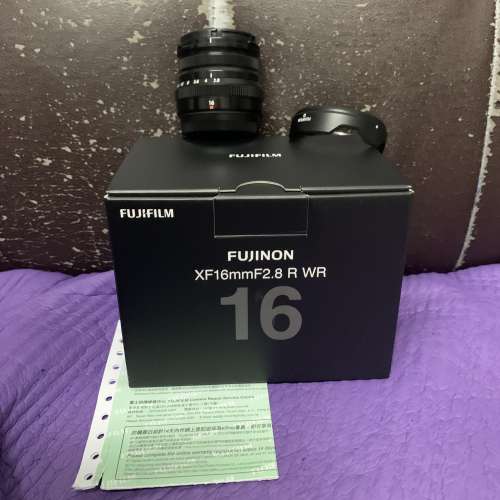 超平 完美 極新浄 香港行貨 Fujifilm XF 16 16mm F2.8