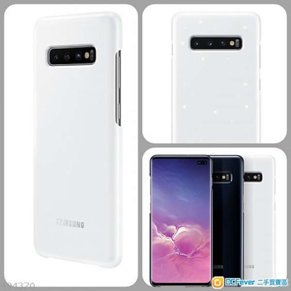 Samsung Galaxy S10+ Plus LED Back Cover 韓國製造 原裝三星 S10+ 智能 LED 背蓋 白...