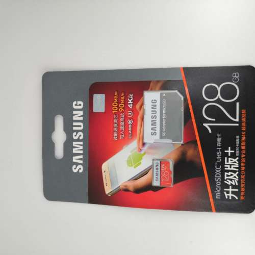 全新 Samsung 4k 128GB microSDXC UHS-2 咭