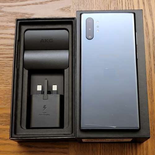 新淨行貨 三星 Samsung 黑色 Note 10 + Note10 plus 12 + 256GB 全套配件有盒 功能...