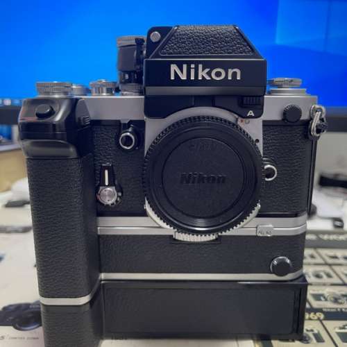 95% New Nikon F2A Chrome Body + MD-2/MB-1 Set $4980. Only