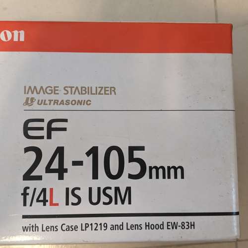 Canon EF 24-105 F4L IS