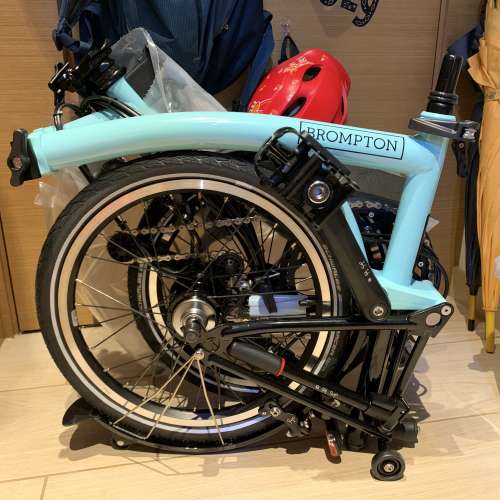 Brompton M6L black edition Turkish green Dynamo light 2021